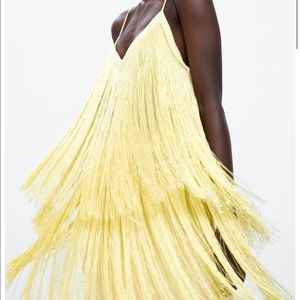 Zara Fringe Mini Dress